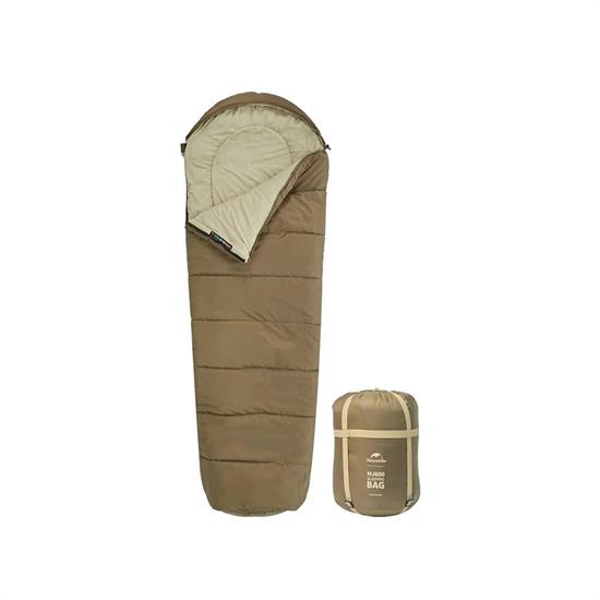Naturehike MJ600 Mumya Tipi Pamuklu Uyku Tulumu Dark Brown