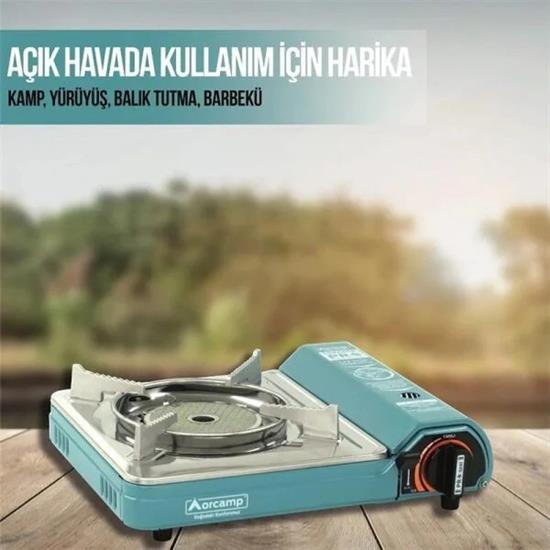Orcamp Seramik Pro Portatif Ocak (Gaz Stop Emniyetli)